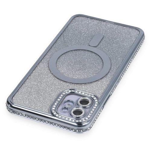 XD iPhone 11 Kılıf Joke Simli Magneticsafe Kılıf - Mavi