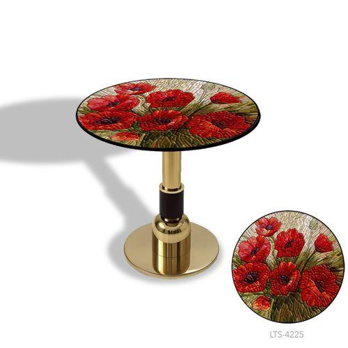 Dockers Gold Yuvarlak Masa  Çap 80cm - (CDF Tabla) - Desen Kod:4225