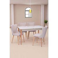 Tuna Kum Beji Lak Panel Mdf Mutfak Masa Takımı 80x130