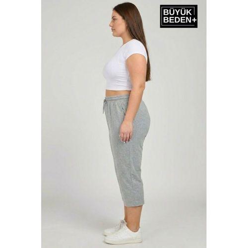 Kadın Büyük Beden Şort 3XL-6XL  Rahat Kesim Diz Altı Günlük Şort-SPR26BSRK591