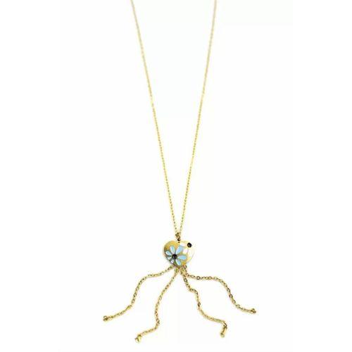 Zincirli Kalp Kolye - Altın