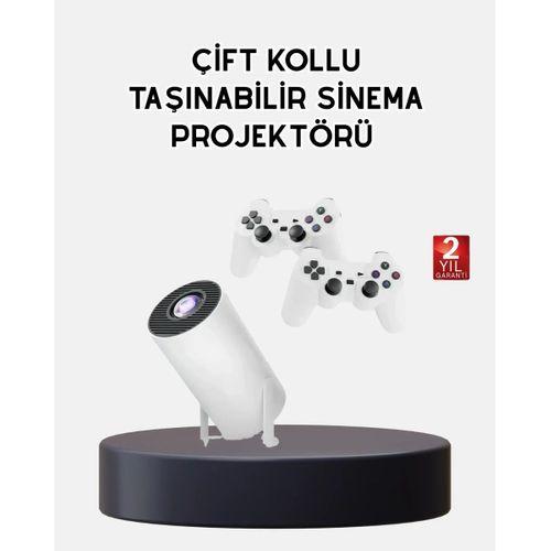 Kablosuz Projeksiyon Cihazı 4k Destekli Hdmı Usb Oyun Uyumlu