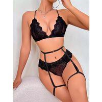 Kadın Siyah Fantezi Jartiyer 2148