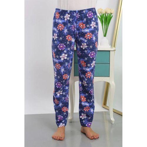 Kadın Pamuklu Alt Pijama Lacivert