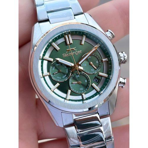Slazenger İtalyan Tasarım Bileklik Hediyeli 2 Yıl Garantili 10 Atm Çelik Erkek Kol Saat ESL.Y2554.6