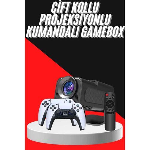 Retro Video Oyunu Konsolu Android Tv El Oyun Konsolu Wıfı Taşınabilir Projeksiyon Cihazı