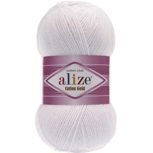 Alize Cotton Gold El Örgü İpi 55 Beyaz