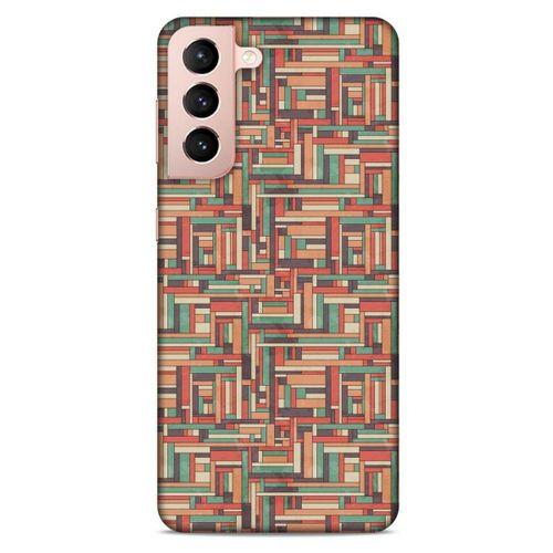 Lopard Samsung Galaxy S21 Uyumlu Kılıf Geometrix (65) Antişok Kılıf