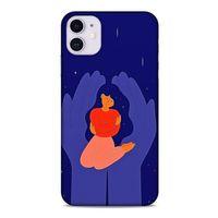 Apple Iphone 11 Kılıf Depresyon (7) Telefon Kılıfı Koyu Kahverengi