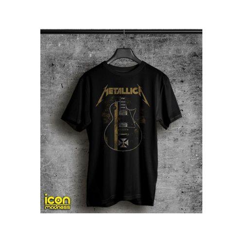 IconMadness Metallica Baskılı Müzik Tişört Kısakollu Tshirt