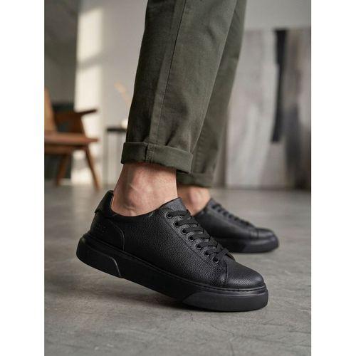 BLF-010 Erkek Sneaker Günlük Casual Spor Ayakkabı Siyah Taban