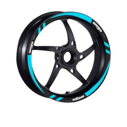 TVS Tvs Wego 110 2012 - 2024 Uyumlu Mavi 1 Set Jant Şeridi