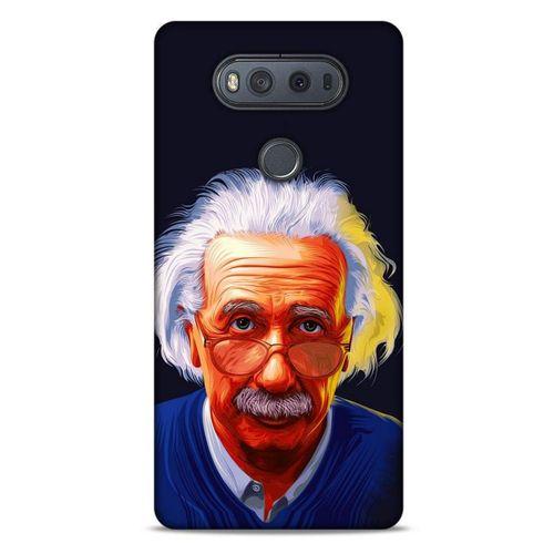 LG K61 Kılıf Almanya (37) Silicone Cover Einstein