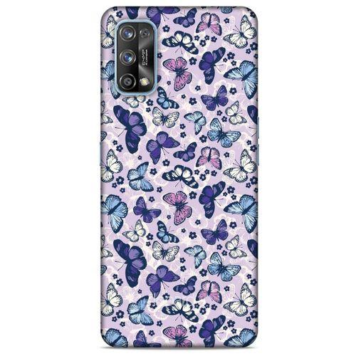 Oppo Realme 7 Pro Kılıf Kelebek Etkisi (28) Arka Kapak Karışık Renkli