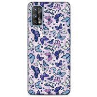 Oppo Realme 7 Pro Kılıf Kelebek Etkisi (28) Arka Kapak Karışık Renkli