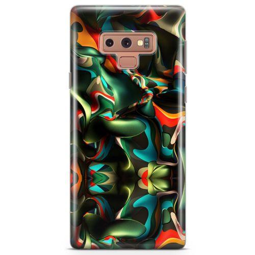 Samsung Galaxy Note 9 Kılıf Renklerin Savaşı Arka Kapak Koruma Desenli Full Koruyucu