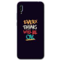 MRCİLETİSİM Huawei Y6 2019 Kılıf Baskılı Kapak - Everything + 5D Tam Kaplayan Cam