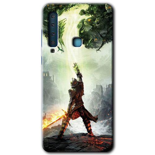 Galaxy A9 2018 Kılıf HD Desen Baskılı Arka Kapak - Dragon Hunter