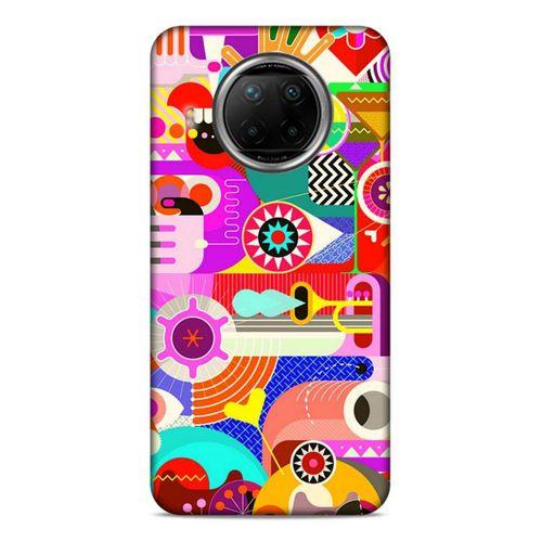Lopard Xiaomi Redmi Note 9 Pro 5G Uyumlu Kılıf Soyut Sanat (19) Baskılı Kılıfları