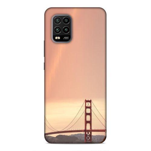 Xiaomi Mi 10 Lite Kılıf Golden Gate Arka Kapak Silikon Koruma Full Koruyucu