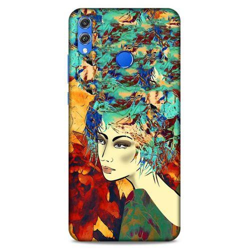 Lopard Huawei Honor 8x Uyumlu Kılıf Sürreal Yüzler ♀ (21) Koruyucu Kapak Baskılı