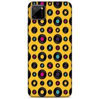 Retro (42) Desen Rugged Armor Kılıf Renkli Oppo Realme C11 Kılıf
