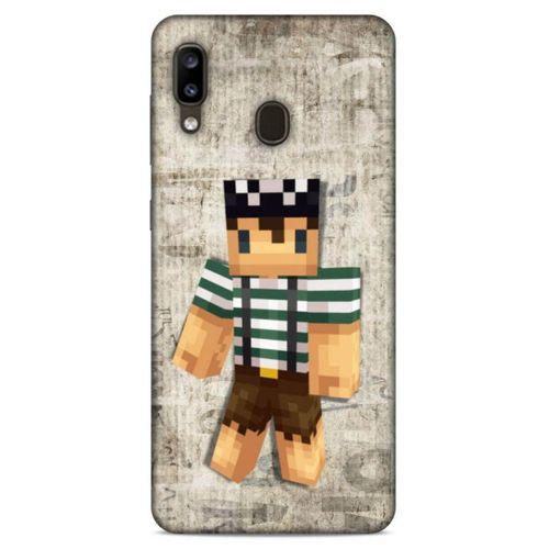 Lopard Samsung Galaxy A20 Uyumlu Kılıf PiXel (48) Bumper Kılıf Bob MC
