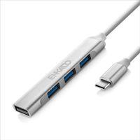 ENKADO EKD-TP50, Type-C to 3xUSB 2.0, 1xUSB 3.0, Metal, USB HUB