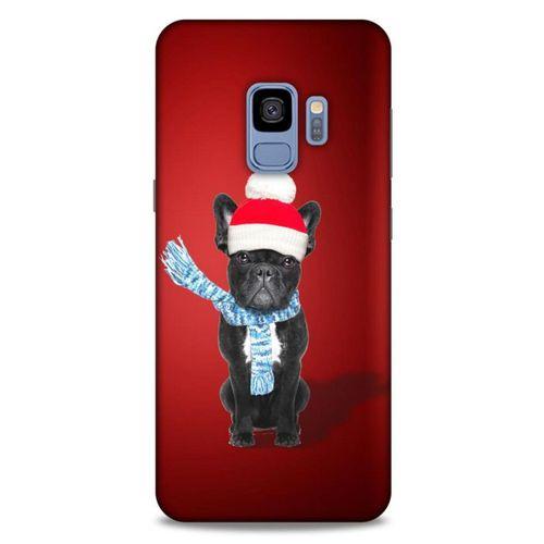 Samsung Galaxy S9 Kılıf Köpek Kıyafetleri (23) Ultra Koruma Kılıfı French Bulldog Bere