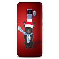 Samsung Galaxy S9 Kılıf Köpek Kıyafetleri (23) Ultra Koruma Kılıfı French Bulldog Bere