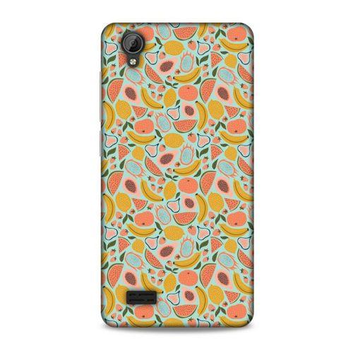 Frutix Meyve Mix 02 Vestel Venüs V5 Kılıf Desenli Silikon