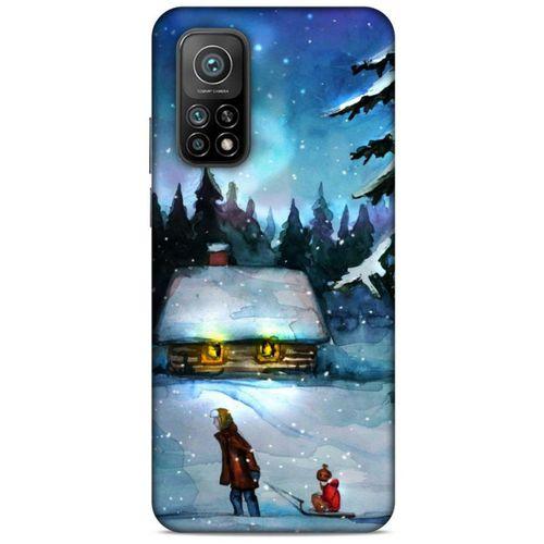 Xiaomi Mi 10T Pro 5G Kılıf Snowix (38) Neo Hybrid Kılıf Beyaz Mavi