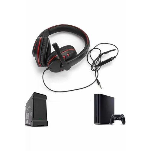 Mikrofonlu  Kulaklık  Kulaklığı Yüksek Ses Kaliteli Stereo Yumuşak Yastıklar