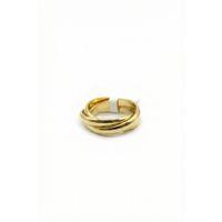 6'lı Çelik Alyans Yüzük - Altın
