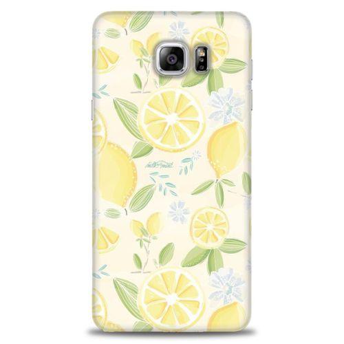 Samsung Galaxy Note 5 Kılıf HD Baskılı Kılıf - Limon + Tam Ekran Koruyucu