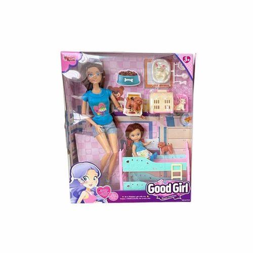 Çocuk WG-C115112 Kutulu 29cm Aksesuarlı Ranzalı Bebek - Vardem Oyuncak