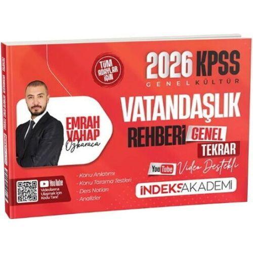 2026 KPSS Vatandaşlık Rehberi Video Destekli Genel Tekrar İndeks Akademi