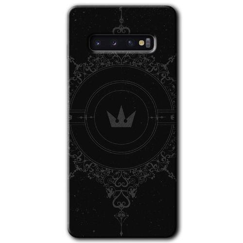 Samsung Galaxy S10 HD Baskılı Kılıf + 9D Tam Ekran Koruyucu - Siyah Mandala 1