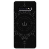 Samsung Galaxy S10 HD Baskılı Kılıf + 9D Tam Ekran Koruyucu - Siyah Mandala 1