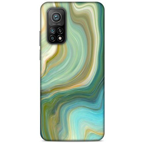 Mermer Desenli (23) Tema Ultra Koruma Kılıfı Su Yeşili Xiaomi Mi 10T Pro 5G Kılıf