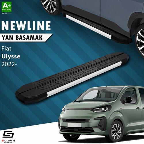S-Dizayn Fiat Ulysse Kısa Şase NewLine Aluminyum Yan Basamak 213 Cm 2022 Üzeri A+ Kalite