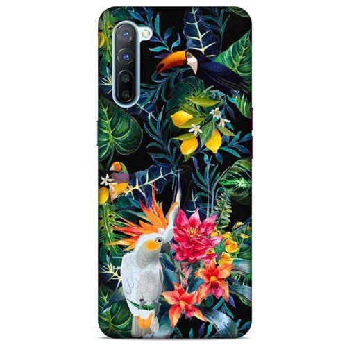 Oppo Reno 3 Uyumlu Kılıf Yeşil Delisi (31) TPU Kılıf Kuşkonmaz yeşili