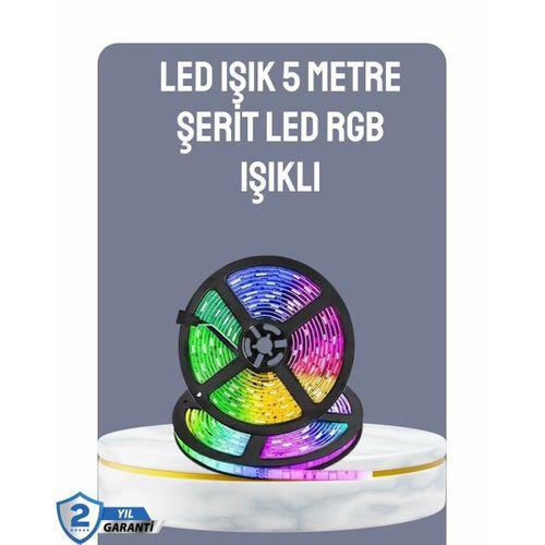 Kumandalı 5 Metre Şerit Led Dekoratif Aydınlatma