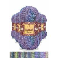 5 Adet Hercai Ebruli Hırka Kazak Atkı Bere El Örgü İpi Yünü 7248