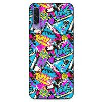 Graffitix (23) Desenli Silikon Kapak Samsung Galaxy A50s Kılıf