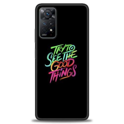 Xiaomi Redmi Note 11 Pro Kılıf HD Baskılı Kılıf - Good Things + Tam Ekran Koruyucu