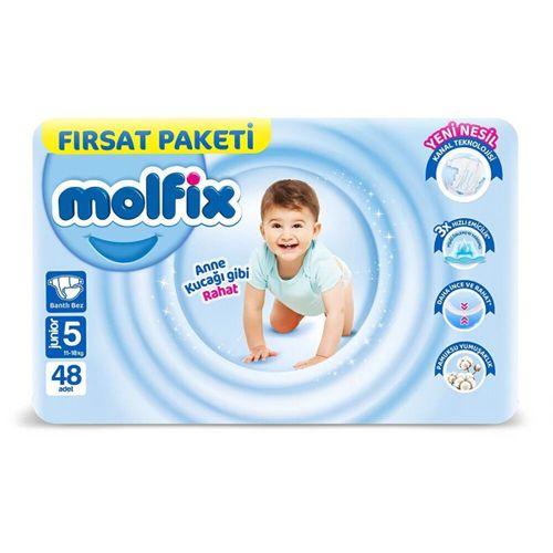 Molfix Bebek Bezi Fırsat Paketi 5 Beden 11-18 Kg 48 Adet