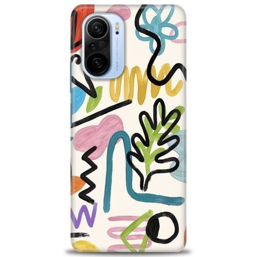Xiaomi Poco F3 Kılıf HD Baskılı Kılıf - Çizimler + Tam Ekran Koruyucu
