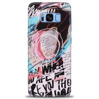 Samsung Galaxy S8 Kılıf HD Baskılı Kılıf - Yazılar + Tam Ekran Koruyucu