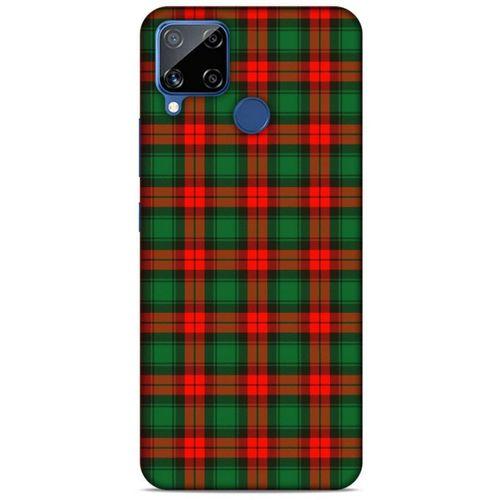 Gömlek (1) Desenli Silikon Kapak Telefon Kabı Oppo Realme C15 Kılıf